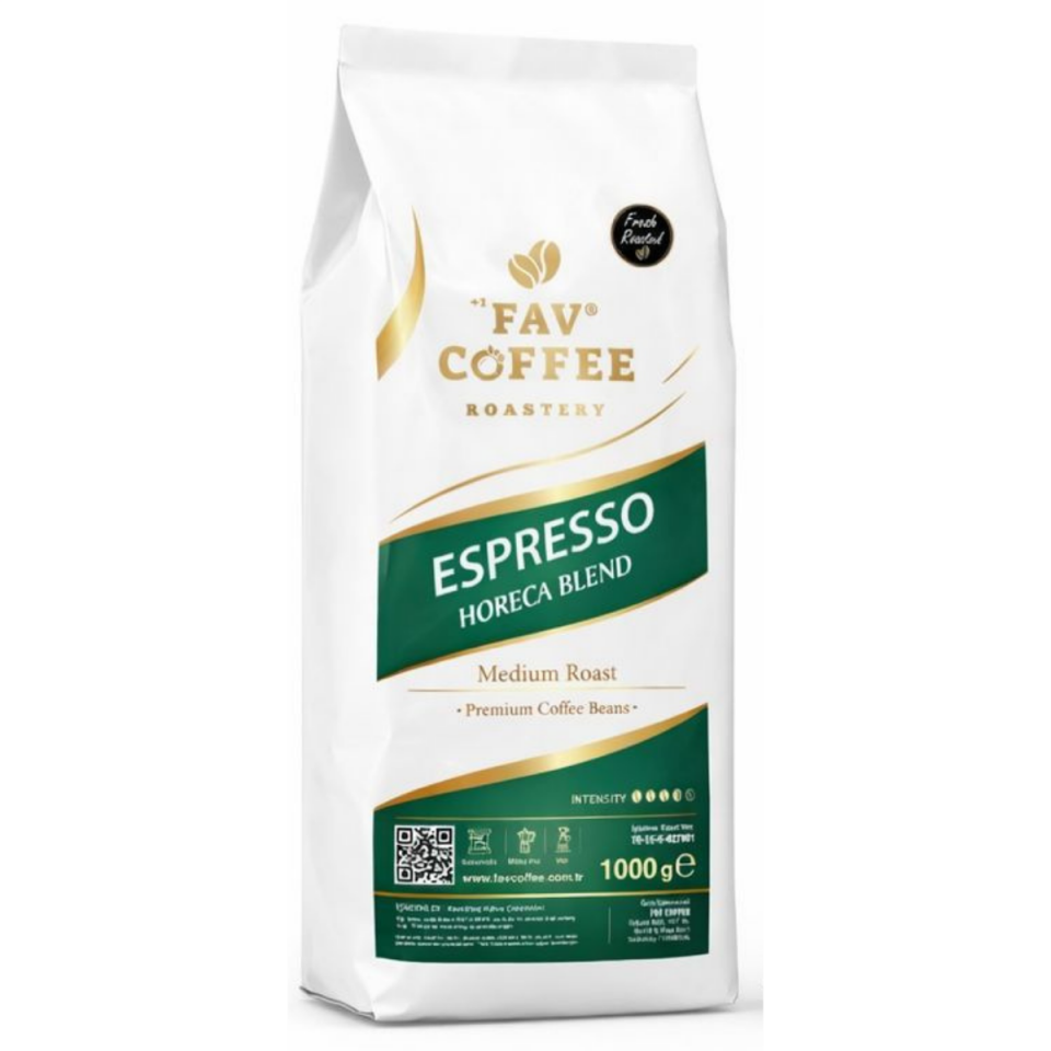 Fav Coffee Horeca Blend Espresso Çekirdek Kahve 1000 Gram