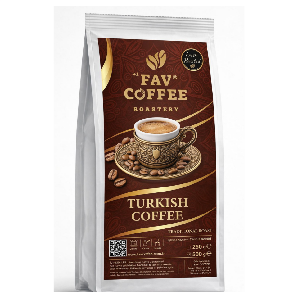 Fav Coffee Türk Kahvesi 500 Gram / 250 Gram