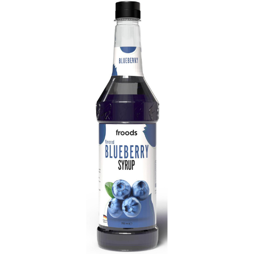 FROODS 750 ML BLUEBERRY SYRUP