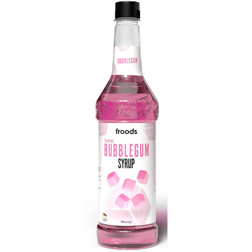 FROODS 750 ML BUBBLEGUM SYRUP